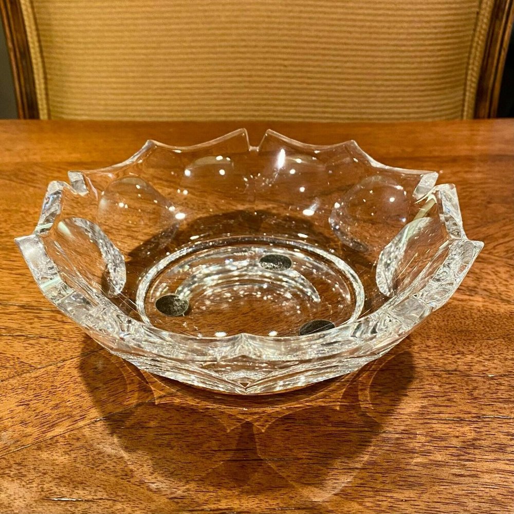 Vintage Cartier Fine Crystal 6.5” Rd Candy, Jewelry, Trinket Bowl